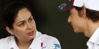 Sauber-Teamchefin Monisha Kaltenborn und Esteban Gutierrez