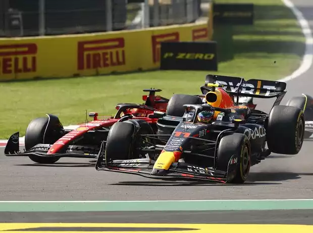 Sergio Perez, Charles Leclerc Titel-Bild zur News: Sergio Perez, Charles Leclerc
