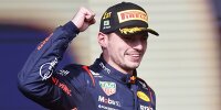 Max Verstappen bejubelt einen seiner vielen Siege in der Formel-1-Saison 2023