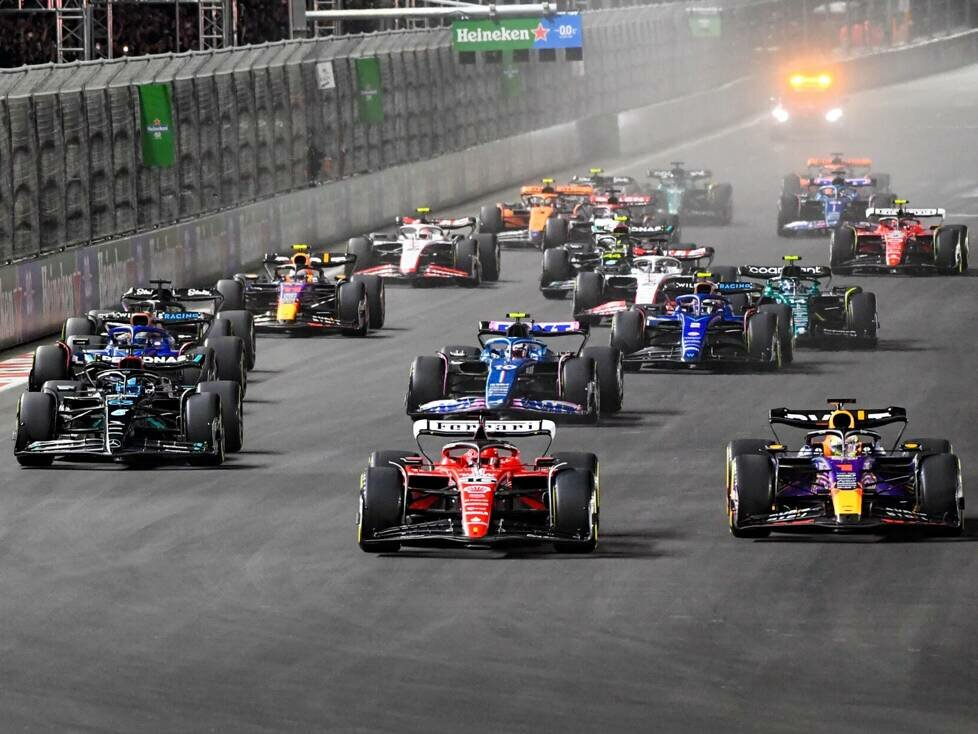 Formel-1-Start beim Grand Prix von Las Vegas in der Saison 2023