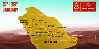 Route Rallye Dakar 2024