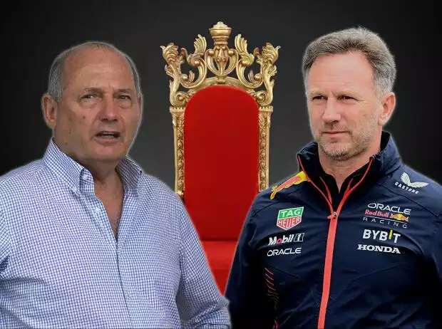 Ron Dennis und Christian Horner Titel-Bild zur News: Ron Dennis und Christian Horner