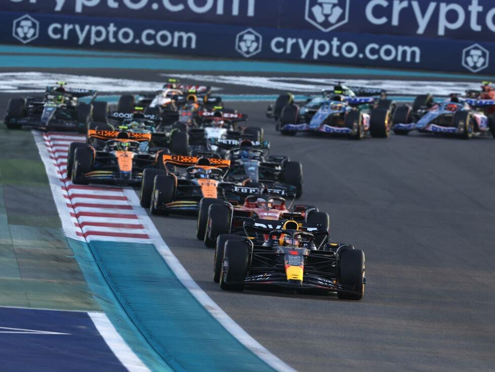 Max Verstappen, Charles Leclerc, Oscar Piastri, Lando Norris, George Russell