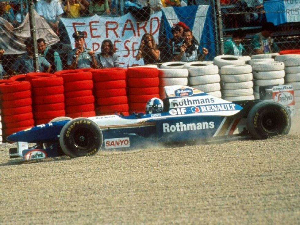 David Coulthard beim Formel-1-Rennen 1995 in Monza
