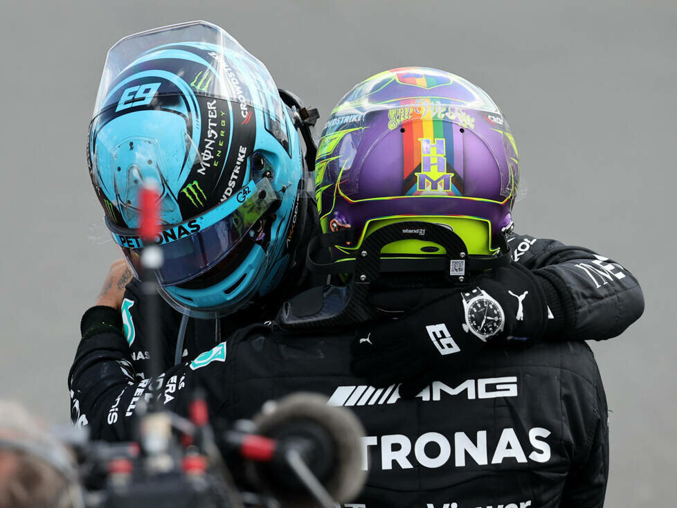 George Russell, Lewis Hamilton
