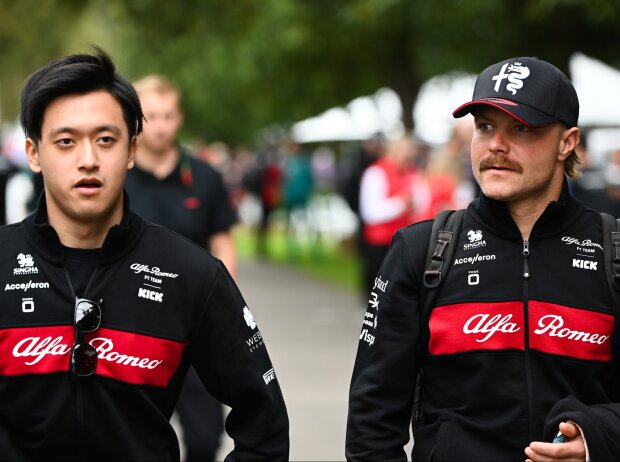 Guanyu Zhou, Valtteri Bottas Guanyu Zhou, Valtteri Bottas