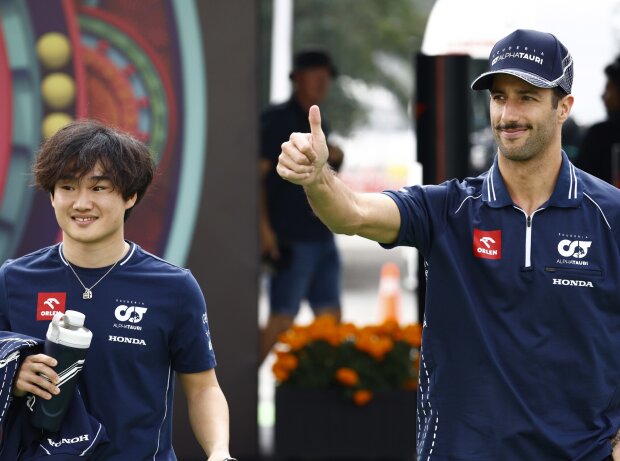 Yuki Tsunoda, Daniel Ricciardo Yuki Tsunoda, Daniel Ricciardo