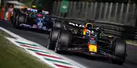 Max Verstappen (Red Bull RB19) vor Esteban Ocon (Alpine A523) beim Formel-1-Rennen in Italien 2023