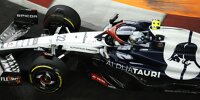 Yuki Tsunoda (AlphaTauri AT04) im Training zum Formel-1-Rennen in Singapur 2023