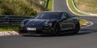 Bild zum Inhalt: Porsche Taycan bricht Nürburgring-Rekord des Tesla Model S Plaid