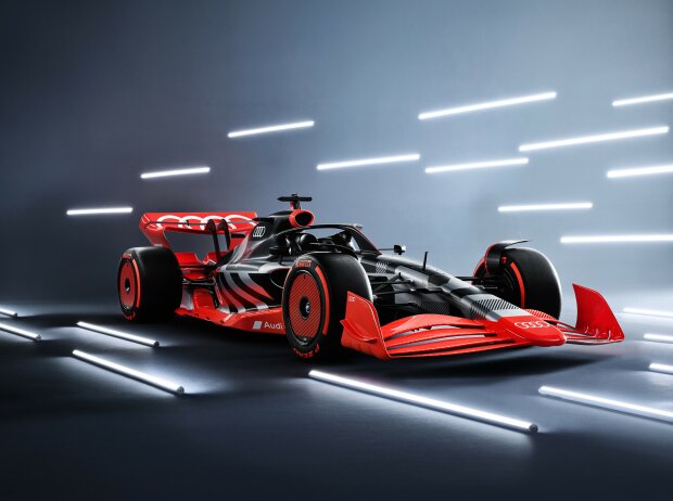 Titel-Bild zur News: Formel-1-Designstudie für die Saison 2026 für das neue Audi-Werksteam