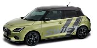 Bild zum Inhalt: Suzuki Swift steht mit Sport-Optik auf dem Tokyo Auto Salon 2024