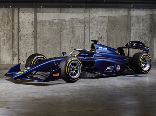 Das neue Einheitsauto für die Nachwuchsrennserie Formel 2 in der Saison 2024 Das neue Einheitsauto für die Nachwuchsrennserie Formel 2 in der Saison 2024