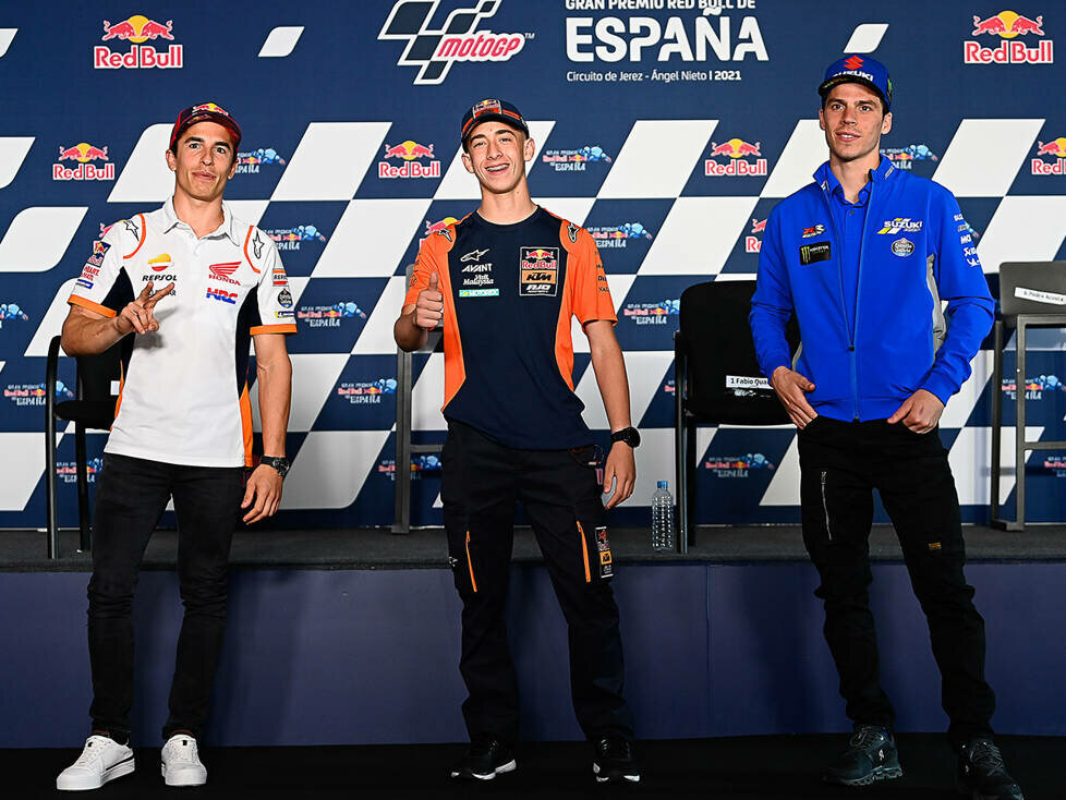 Marc Marquez, Pedro Acosta, Joan Mir