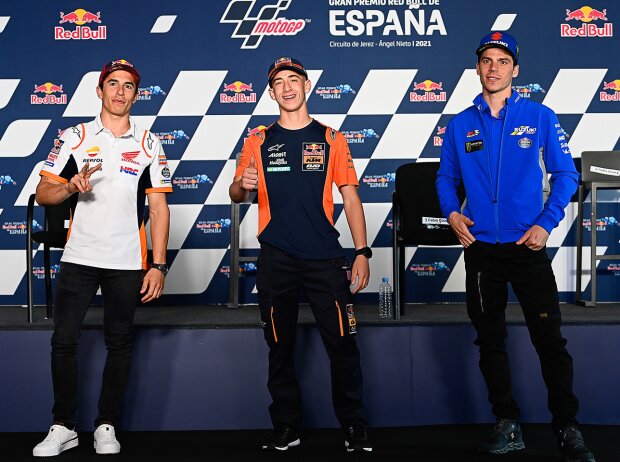 Marc Marquez, Pedro Acosta, Joan Mir Marc Marquez, Pedro Acosta, Joan Mir