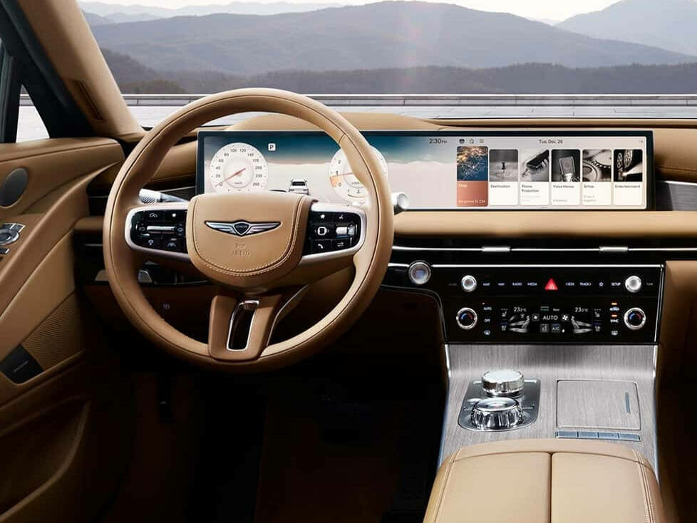 Cockpit des Genesis G80