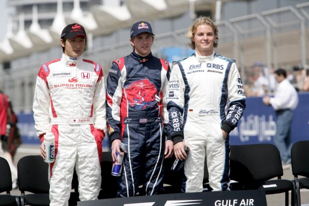 Yuji Ide Scott Speed Nico Rosberg Toro Rosso Red Bull Toro Rosso Honda F1Mercedes Mercedes F1Williams Williams F1 ~Yuji Ide, Scott Speed und Nico Rosberg ~ Yuji Ide Scott Speed Nico Rosberg Toro Rosso Red Bull Toro Rosso Honda F1Mercedes Mercedes F1Williams Williams F1 ~Yuji Ide, Scott Speed und Nico Rosberg ~