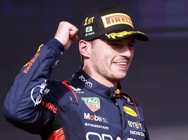 Titel-Bild zur News: Max Verstappen auf dem Formel-1-Podium