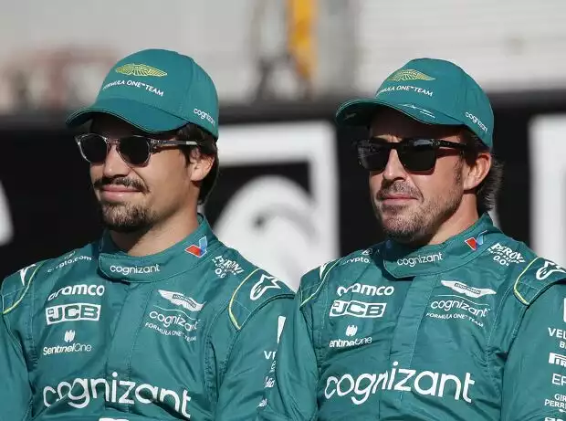Lance Stroll, Fernando Alonso, Charles Leclerc Titel-Bild zur News: Lance Stroll, Fernando Alonso, Charles Leclerc