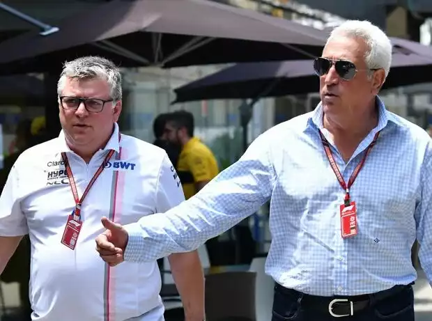 Otmar Szafnauer und Lawrence Stroll Titel-Bild zur News: Otmar Szafnauer und Lawrence Stroll