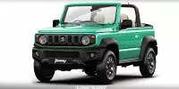 Bild zum Inhalt: Suzuki Jimny (2024): So könnte ein Cabrio aussehen