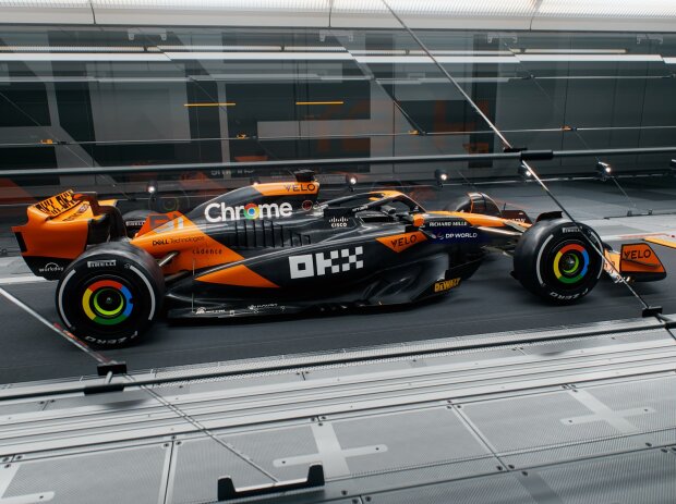 Titel-Bild zur News: Der neue McLaren MCL38 für die Formel-1-Saison 2024