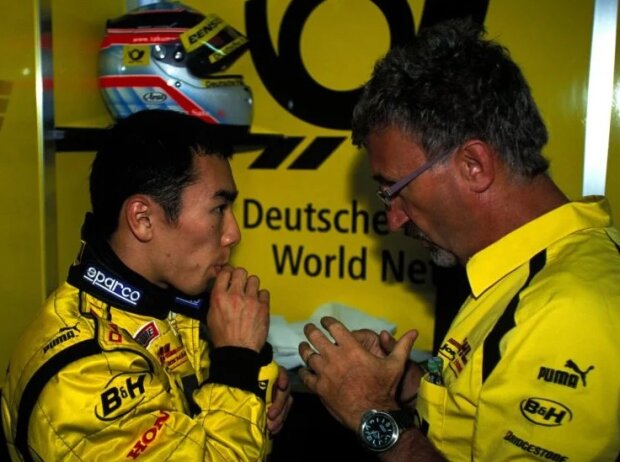 Takuma Sato und Teamchef Eddie Jordan Takuma Sato und Teamchef Eddie Jordan