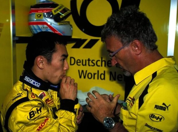 Takuma Sato und Teamchef Eddie Jordan