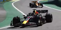 Max Verstappen im Red Bull vor Lando Norris im McLaren in der Formel-1-Saison 2023
