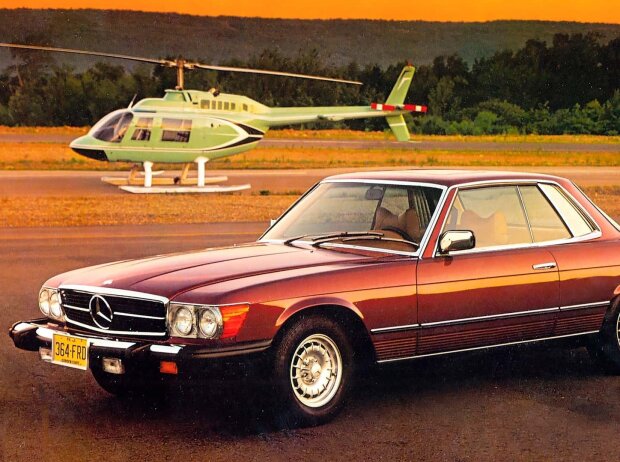 Mercedes SLC (1971-1981) mit US-Stoßfängern