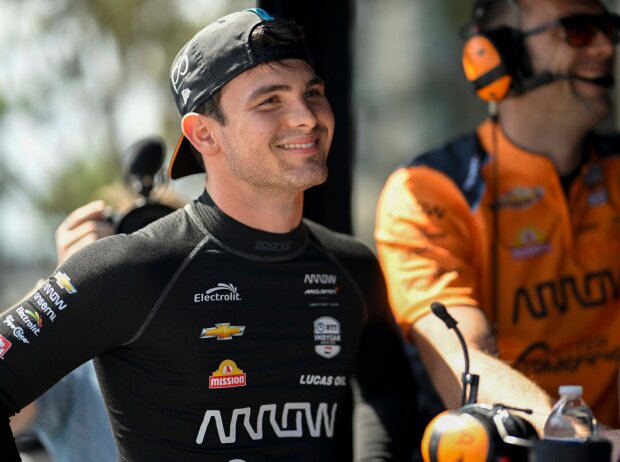 Pato O'Ward macht aus seiner Unzufriedenheit mit der IndyCar-Führung kein Geheimnis Pato O'Ward macht aus seiner Unzufriedenheit mit der IndyCar-Führung kein Geheimnis