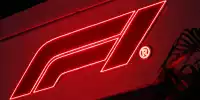 Das offizielle Logo der Formel 1 als Leuchtreklame