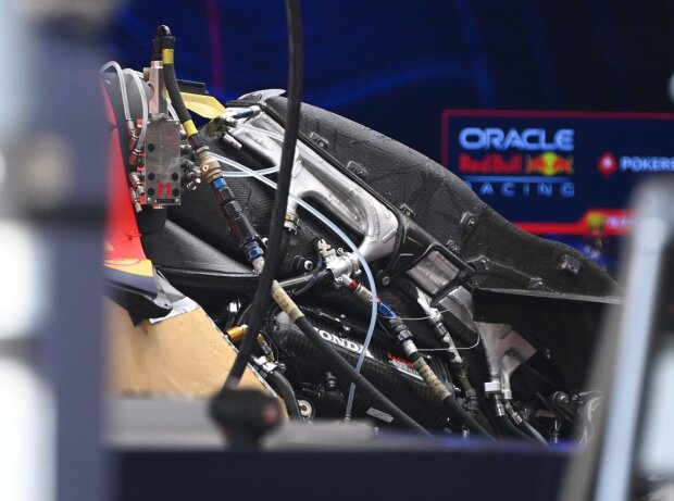 Titel-Bild zur News: Formel-1-Antrieb von Honda in einem Red Bull RB19 in der Saison 2023