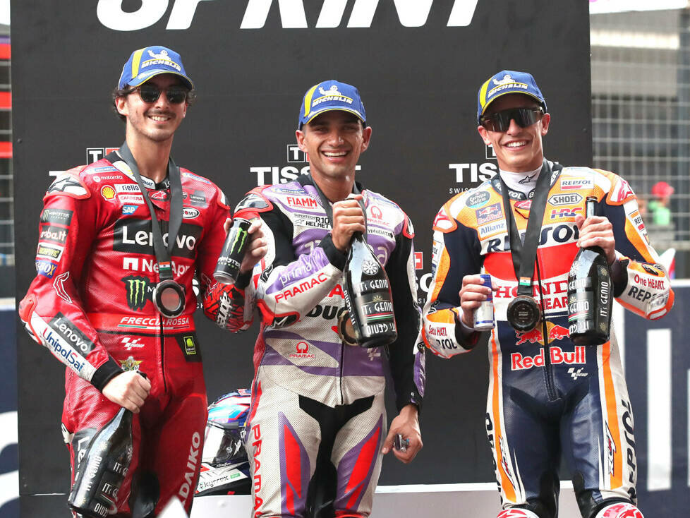 Francesco Bagnaia, Jorge Martin, Marc Marquez