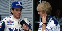 Ayrton Senna mit Ann Bradshaw