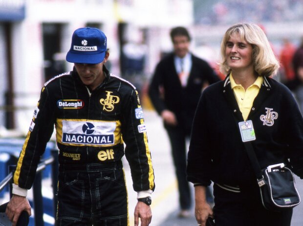 Ayrton Senna und Ann Bradshaw Ayrton Senna und Ann Bradshaw