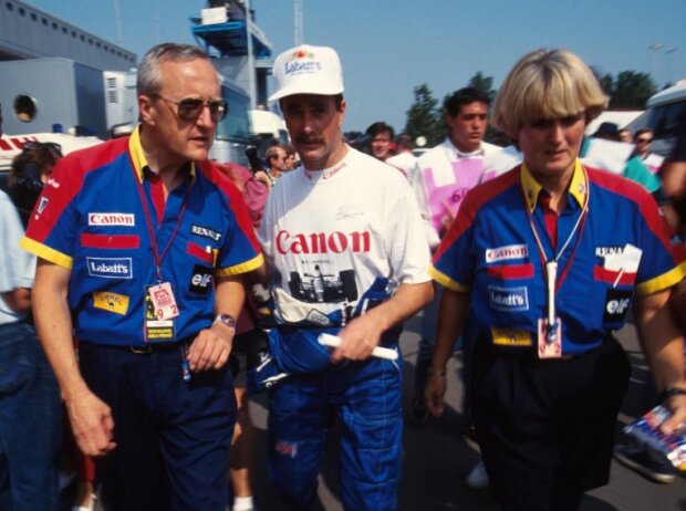 Nigel Mansell und Ann Bradshaw Nigel Mansell und Ann Bradshaw