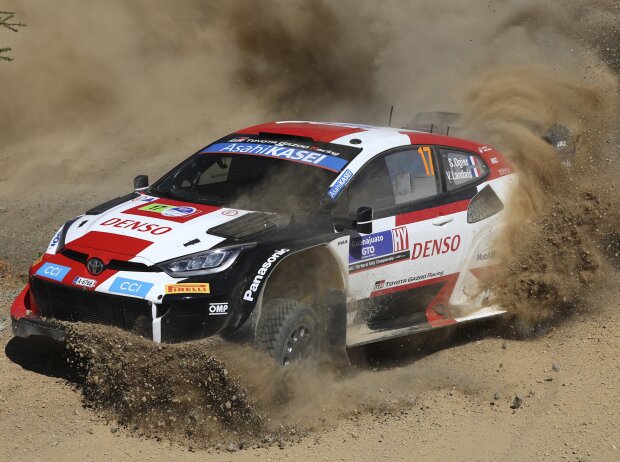 Titel-Bild zur News: Sebastien Ogier im Toyota GR Yaris Rally1 bei der Rallye Mexiko 2023