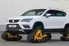 Bild zum Inhalt: Seat baute mal einen Ateca mit Raupen und ein Ibiza Cabriolet