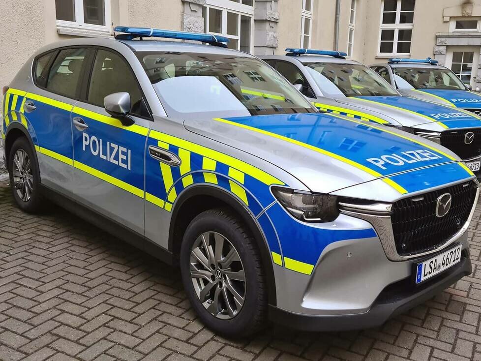Mazda CX-60 für die Landespolizei Sachsen-Anhalt