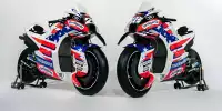 Bild zum Inhalt: MotoGP 2024: Trackhouse-Aprilia präsentiert Design für Debütsaison