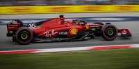 Charles Leclerc im Ferrari SF-23 beim Formel-1-Rennen 2023 in Barcelona in Spanien