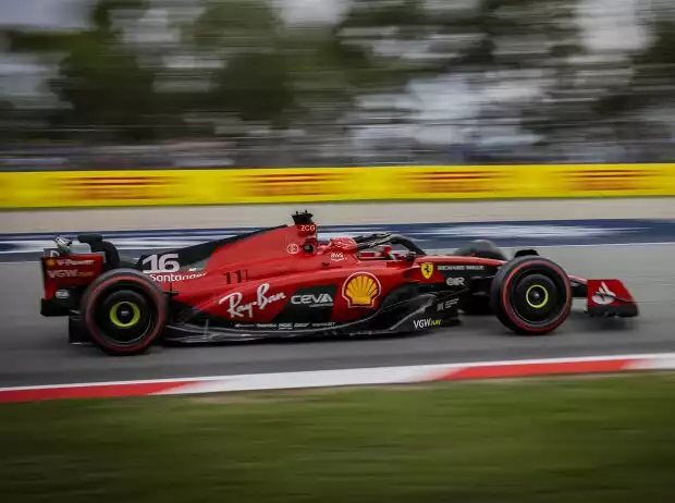 Charles Leclerc im Ferrari SF-23 beim Formel-1-Rennen 2023 in Barcelona in Spanien Titel-Bild zur News: Charles Leclerc im Ferrari SF-23 beim Formel-1-Rennen 2023 in Barcelona in Spanien