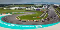 Startphase beim Formel-1-Rennen in Malaysia auf dem Sepang Circuit