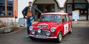 Brüll-Würfel: Unterwegs im alten Rallye-Mini der 1960er