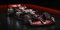 Bild zum Inhalt: Das erste Formel-1-Auto 2024: Haas zeigt VF-24 von Nico Hülkenberg