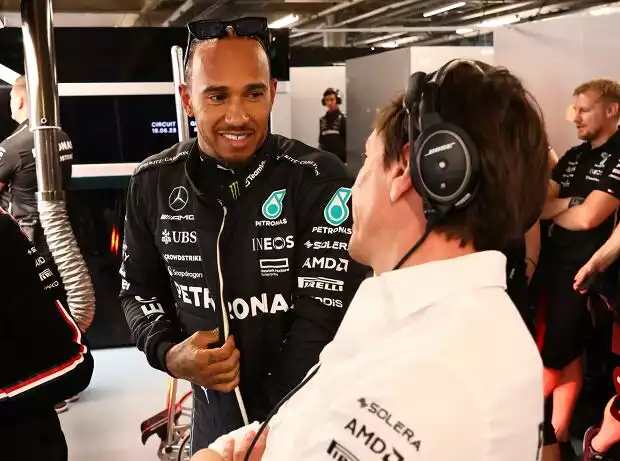 Toto Wolff, Lewis Hamilton Titel-Bild zur News: Toto Wolff, Lewis Hamilton