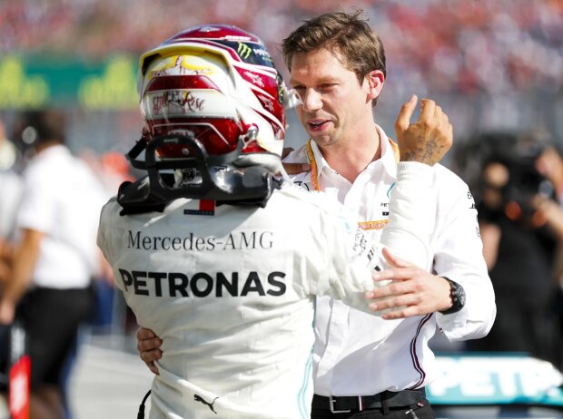 Titel-Bild zur News: James Vowles und Lewis Hamilton kennen sich aus gemeinsamen Mercedes-Zeiten