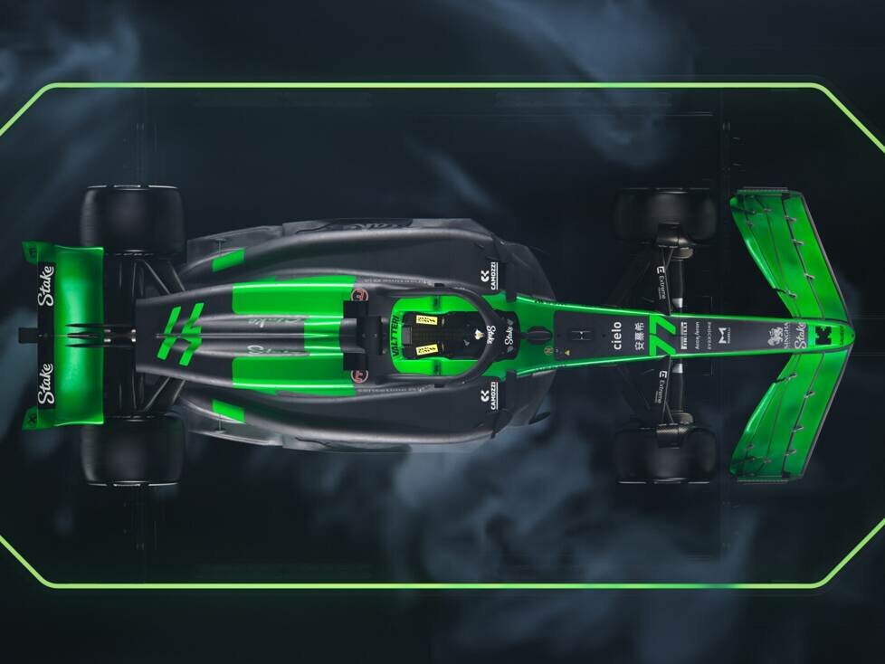 Der neue Sauber-Ferrari C44 bei seiner Präsentation in London 2024