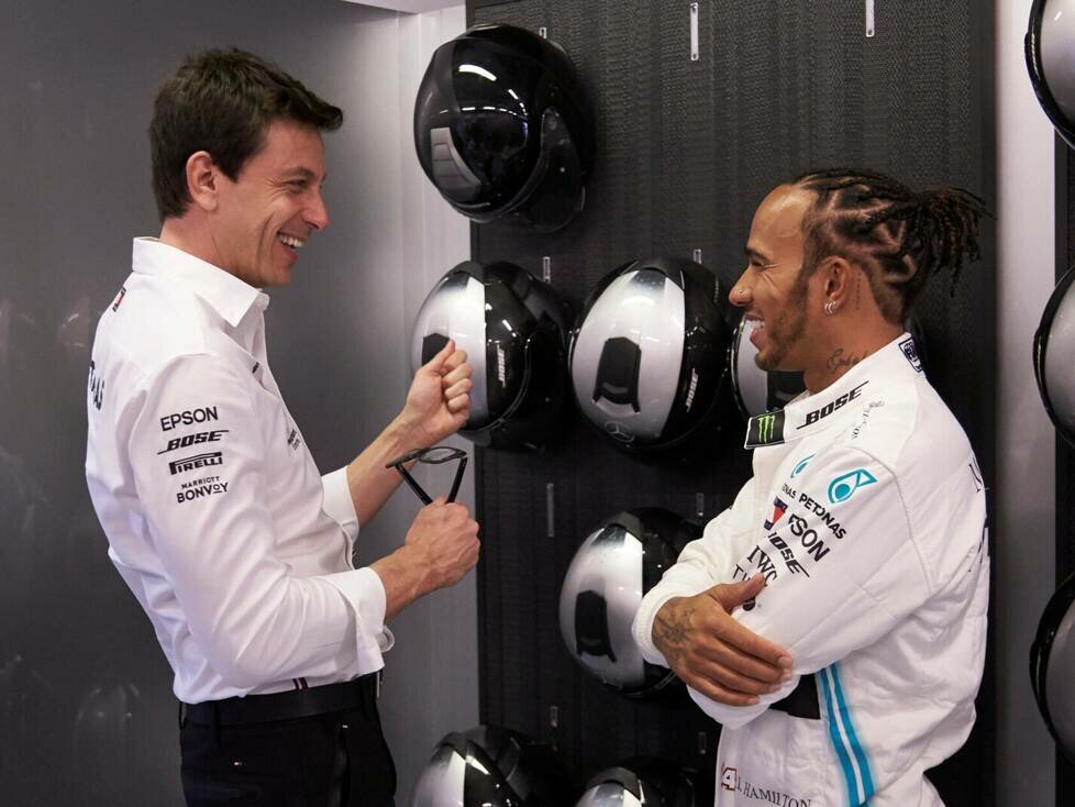 Toto Wolff, Lewis Hamilton